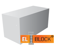 Блок газобетонный стеновой 600*300*200мм В 3,5 D 600кг/м3 EL-Block