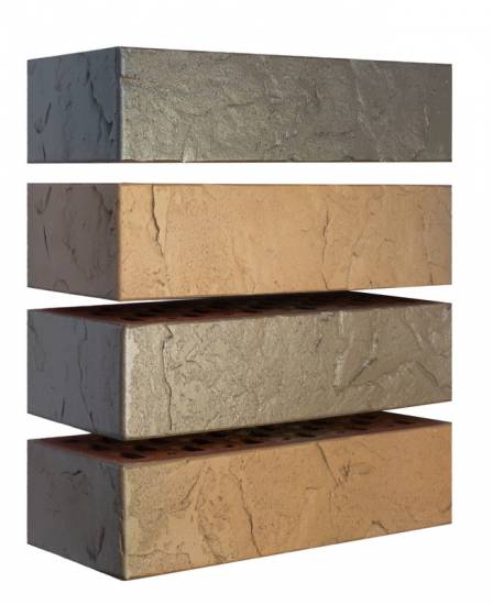 Кирпич керамический Флеш Сланец (250х120х65) Магма