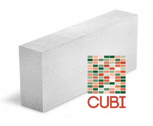 Газобетонный блок CUBI D700 B3,5 F100 625х200х100 ровный
