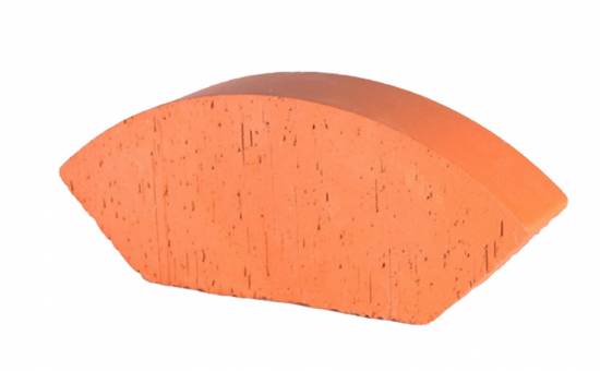 Кирпич фигурный полнотелый (радиальный усеченный) Lode Janka гладкий, 189*120*65 мм