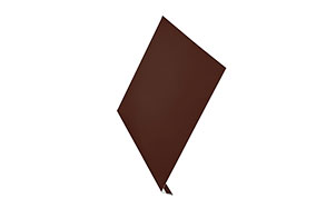 L-профиль 200 AQUASYSTEM коричневый (Ral8017), 2,0 м