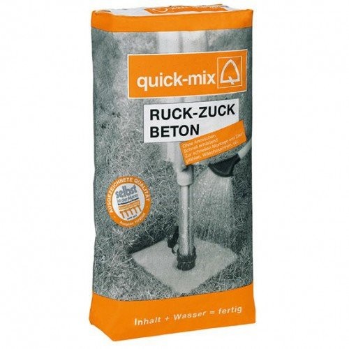 Бетонная смесь quick-mix RZB Ruck-Zuck быстротвердеющая